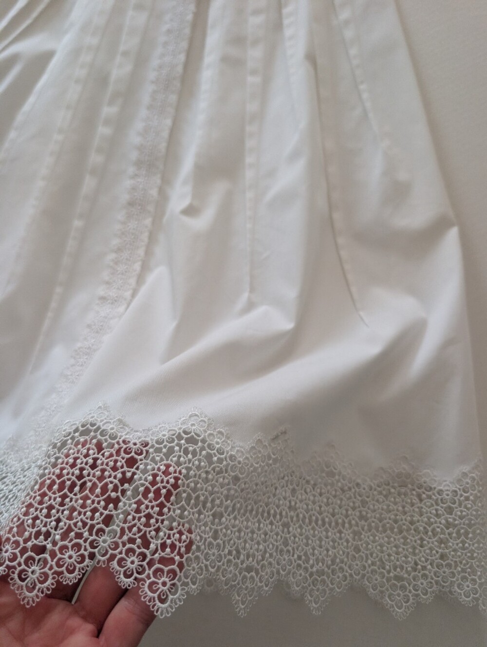 NWT Elie Tahari White Sammy Dress Beaded Floral Collar Short Sleeve Sz 2 - Picture 3 of 13